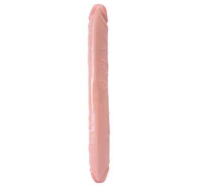 Elastyczny penis dildo podwójna penetracja 34cm